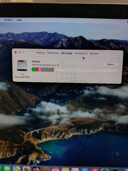 Macbook pro 15 pouce , i7, 16 go, 1to