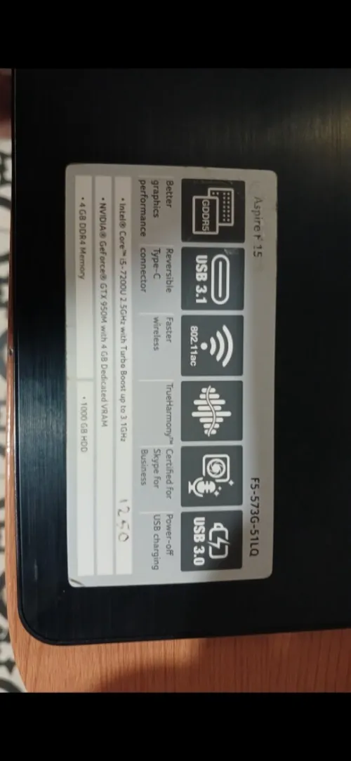 Laptop acer gamer