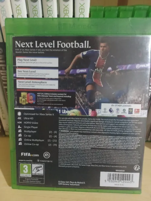 Cd FIFA 21 édition spéciale avec notice xbox series x