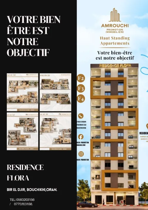 Vente Appartement F3 Oran Bir el djir