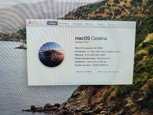 iMac 21.5  Fin 2013 | Très bon état