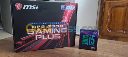 MSI MPG Z390 GAMING PLUS + I5 9600K (COMBO CARTE MERE + CPU)