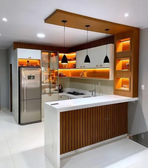 Cuisine moderne équipée High Gloss