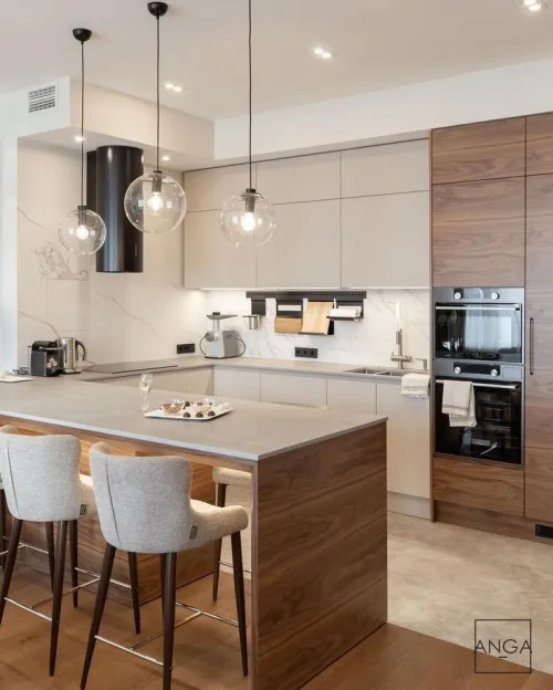 Cuisine moderne équipée High Gloss