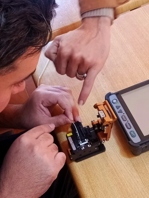 Soudure de fibre optique