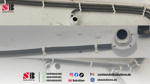 #installation #maintenance #camera de #surveillance avec system #contrôle #d'accès #zkteco