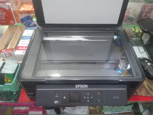 طابعة EPSON XP-322 (3 في 1) بحالة ممتازة - واي فاي وطباعة اقتصادية