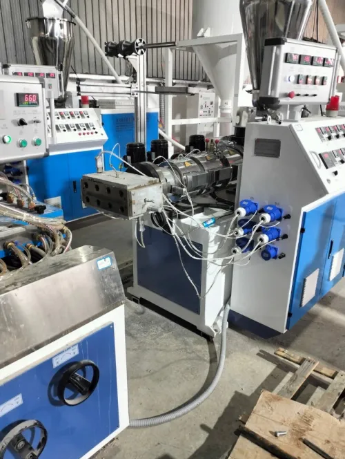 Installation ligne d extrusion pvc