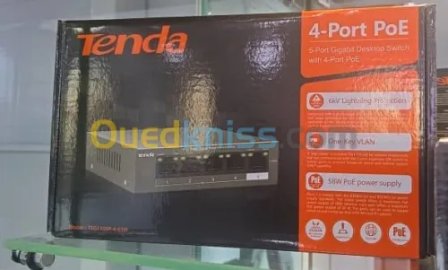 SWITCH RESEAU TENDA 4 PORT