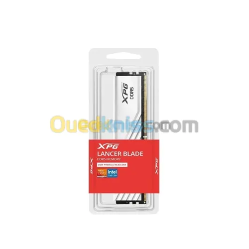 RAM DDR5 ADATA XPG LANCER BLADE 16GB 6400MHZ WHITE
