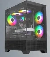 BOITIER NOX RAVEN FLOW BLACK 5 FAN 12mm ARGB