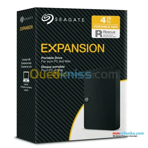 DISQUE DUR EXTERNE SEAGATE EXPANSION 4TB USB 3.0