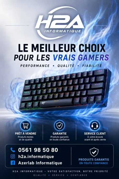 H2A INFORMATIQUE / ÉQUIPEZ-VOUS AVEC LA QUALITÉ !