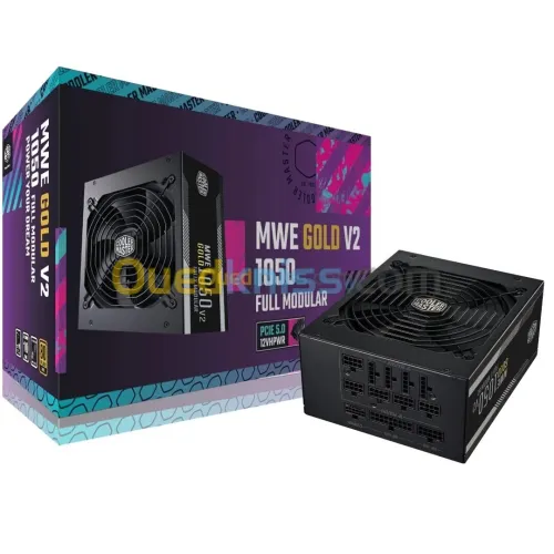  ALIMENTATION COOLERMASTER MWE V2 1050W GOLD FULL MODULAR