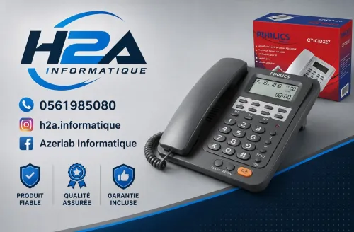 Téléphone Fixe PIHILICS CT-CID327