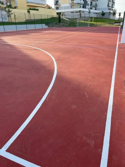 Sol,en caoutchouc,air de jeux terrain en gomme,epdm,et acrylique 