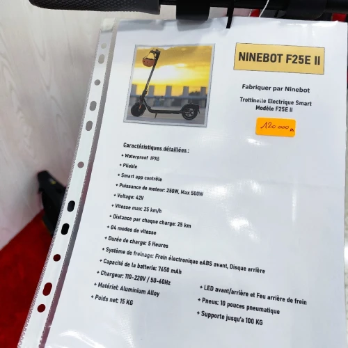 Trottinette Électrique Trotinette Ninebot F25 i PRIX CHOC!