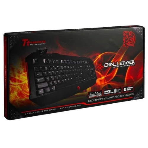 Clavier THERMALTAKE Gaming - CHALLENGER 002 US USB NOIR