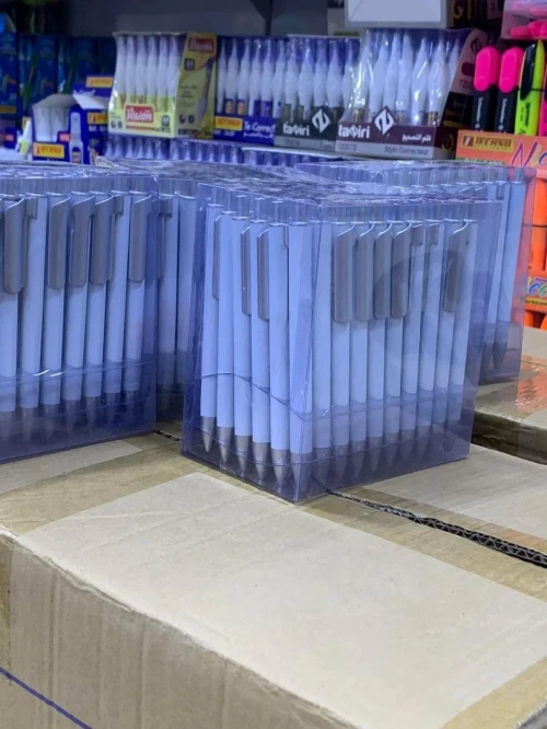 Stylo sérigraphie cour blanc