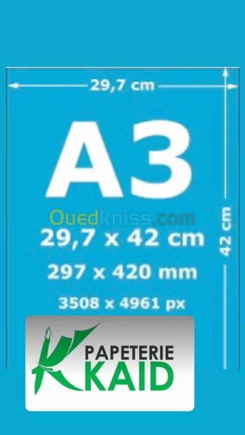 Papier photo format a3
