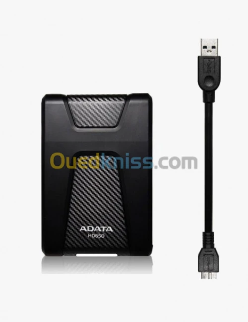 DISQUE HDD EXT ADATA HD650 3.0 ANTICHOC DURABLE 1TB/2TB/4TB