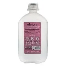 Chlorure de SODIUM à 0,9% = NaCl à 0,9%