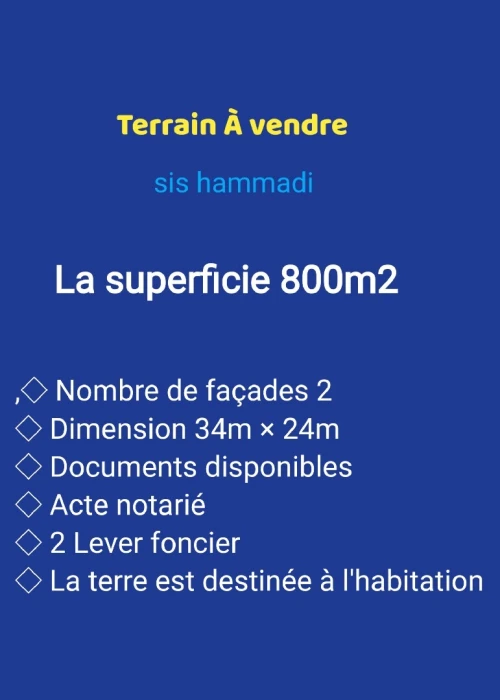 Vente Terrain Boumerdès Hammedi