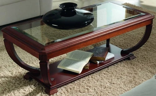 Table basse rectangulaire et carré en hetre