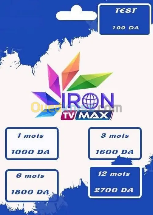 Abonnement tv iptv serveur ( iron,lynx .... etc )