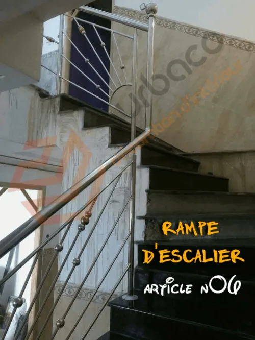 Rampe D'escalier en INOX