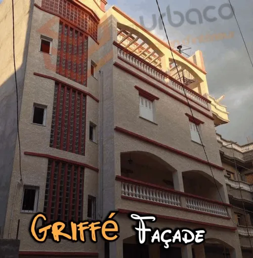 Revetement Façade Griffé