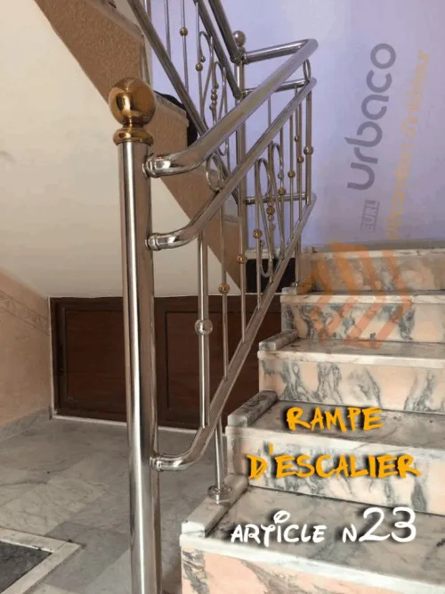 Rampe D'escalier en INOX