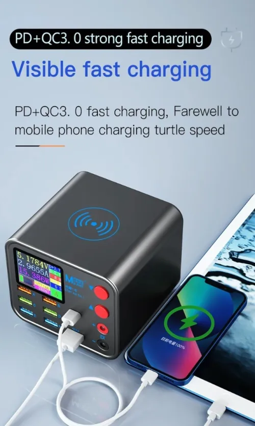chargeur sans fil à 8 ports