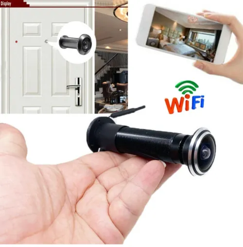 Camera surveillance oeil de boeuf Wifi sans fill