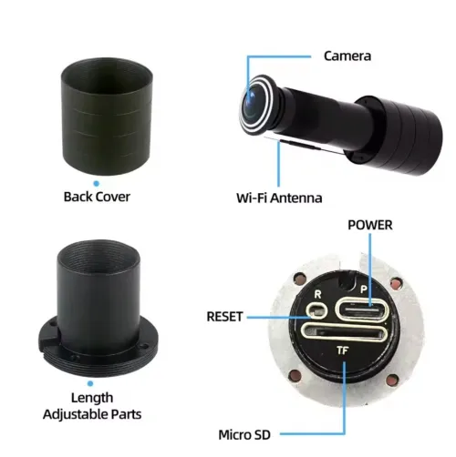 Camera surveillance oeil de boeuf Wifi sans fill