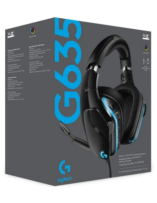 Casque gaming Logitech G635 7.1