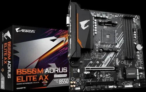 CARTE MERE GIGABYTE B550M AORUS ELITE AX