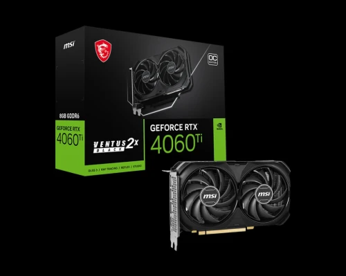 CARTE GRAPHIQUE 4060TI MSI VENTUS 2X BLACK 8G OC