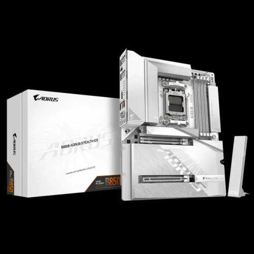 CARTE MERE GIGABYTE B850 AORUS STEALTH ICE
