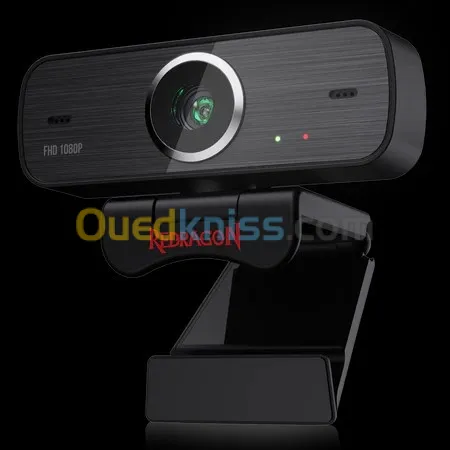 Webcam Redragon GW800 1080P  with Built-in Dual Microphone 360-Degree Rotation 