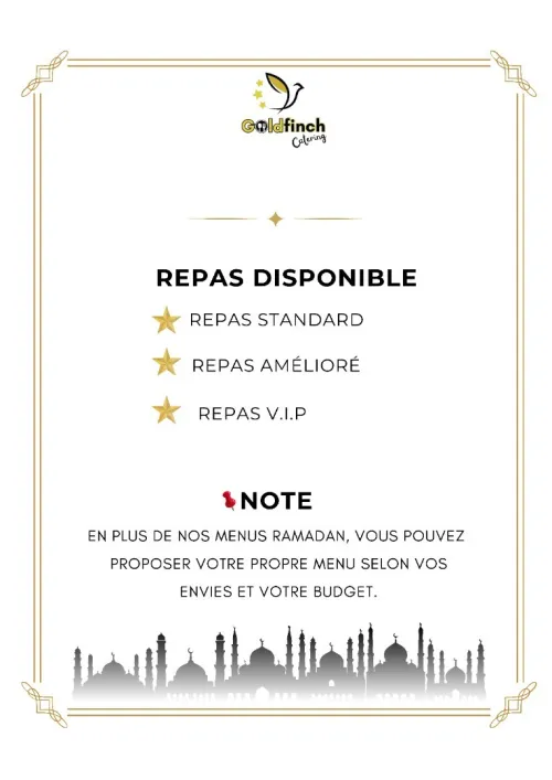 Catering/ Traiteur / Livraison Repas