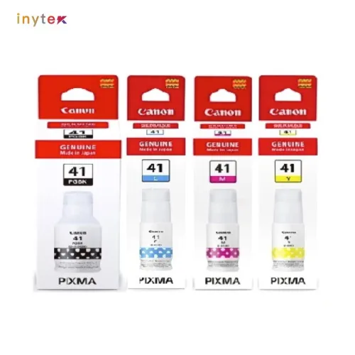 Pack Original Canon Bouteille D'Encre GI-41 BK/C/M/Y G2420/3420