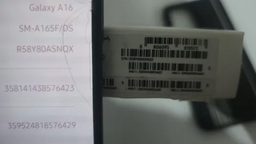 Samsung Gamaxy A16 128g 6g (utilisé 4 mois) A16