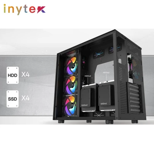 Boitier Gamer AQUARIUS PRO BLACK XIGMATEK