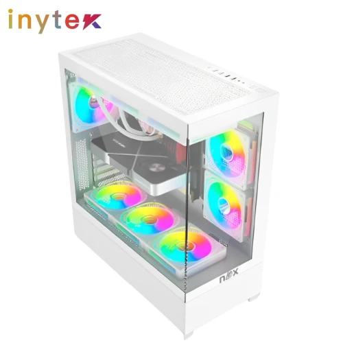 Boitier Gamer NOX ASPIR avec 6Pcs Fan 12cm ARGB + Controlleur 10 sorties