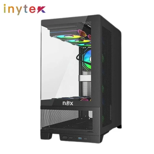 Boitier Nox Infinity Flowavec 7Pcs Fan M31-12cm ARGB + Controlleur 10