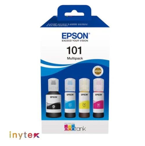 PACK Bouteille EPSON 101 ECOTANK 4 COLOUR 100ML