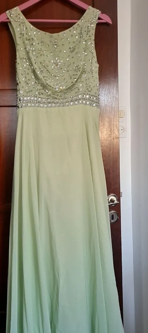 Robe soirée chic verte