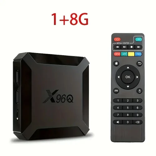 X96Q Android 10 Smart TV Box / جهاز X96Q Allwinner H313  جديد غير مستعمل  1+8gb