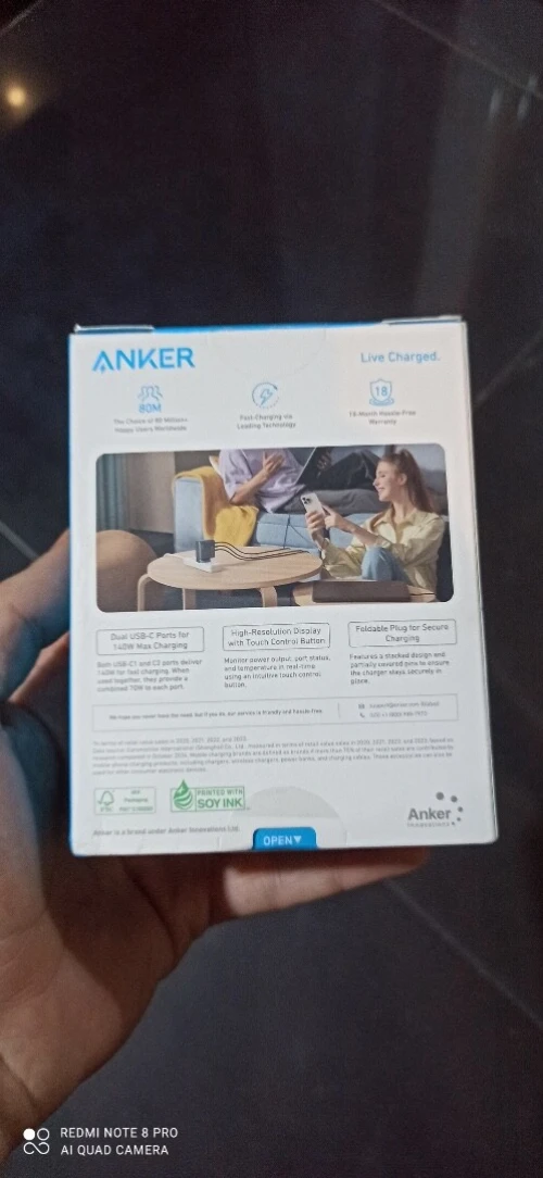 chargeur intiligent anker 140 watt